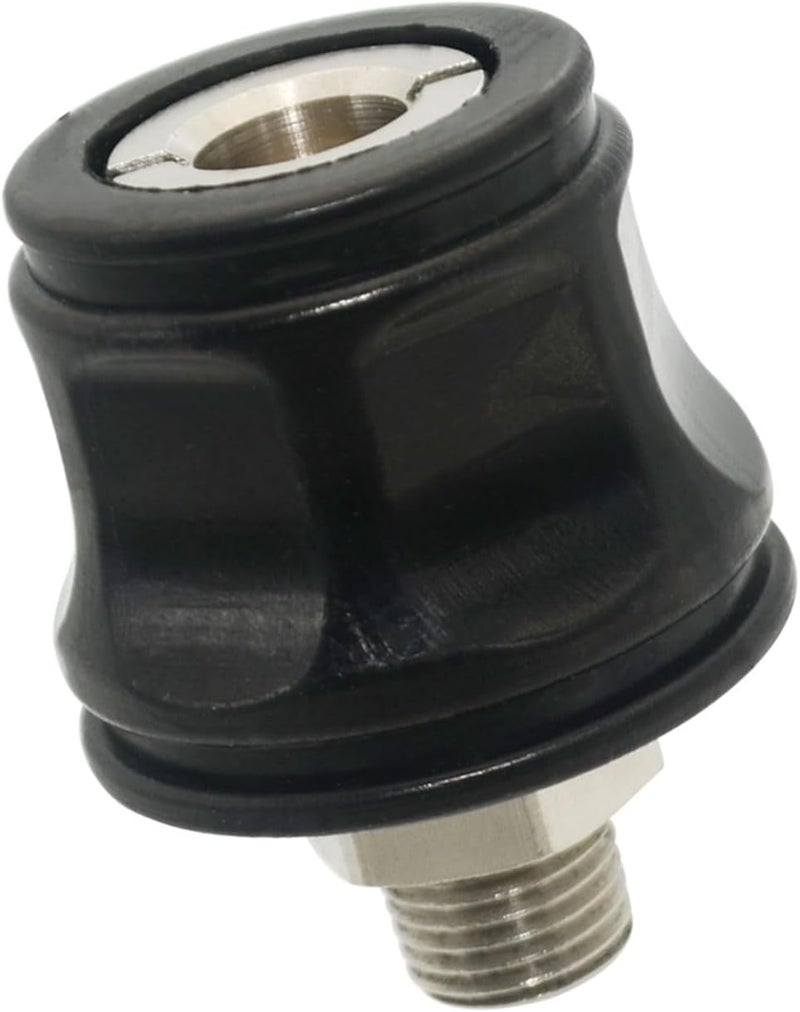 Zeiboat 740112 Hose Coupling Adapter for Air Compressor, NPT Std, with Rubber Sleeve - Image 1